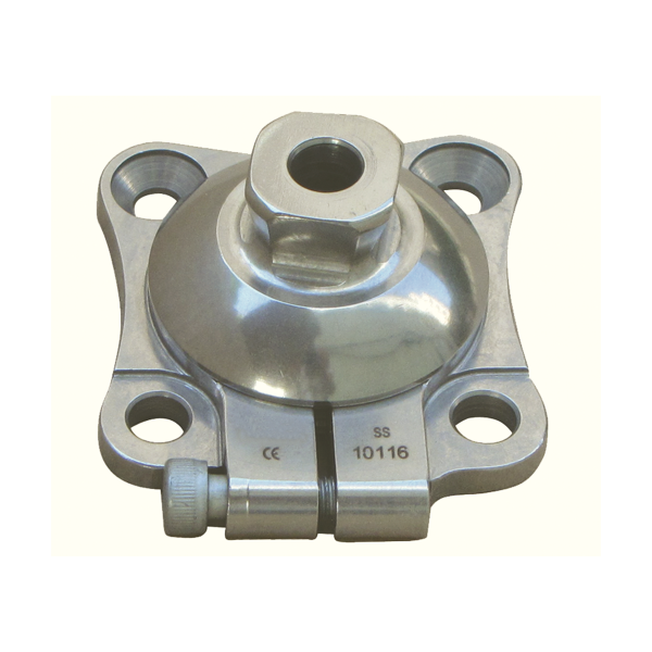 Ort-18T-1 Rotasyonlu Kare Takoz Adaptörü Ayar Vidalı Piramitli